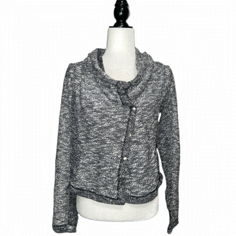 Anthropologie Saturday Sunday Moto Jacket Cardigan